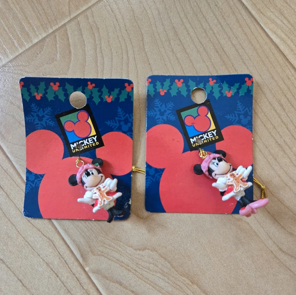 Set of 17 vintage Y2K Disney Mickey Unlimited mini Christmas tree ornaments, NWT